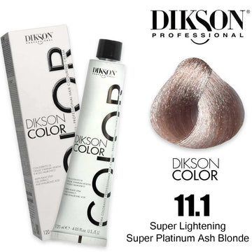 Dikson Super Lightening Hair color 120ml – Shade 11.1 (Super Platinum Ash Blonde)